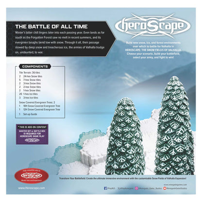 Heroscape: The Snow Fields of Valhalla Terrain Expansion 3