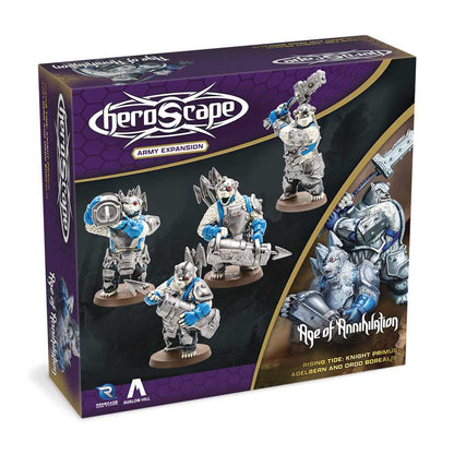 Heroscape: Rising Tide - Knight Primus Adelbern and Ordo Borealis Army Expansion 1