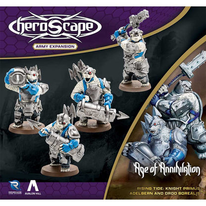 Heroscape: Rising Tide - Knight Primus Adelbern and Ordo Borealis Army Expansion 2