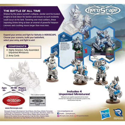 Heroscape: Rising Tide - Knight Primus Adelbern and Ordo Borealis Army Expansion 3