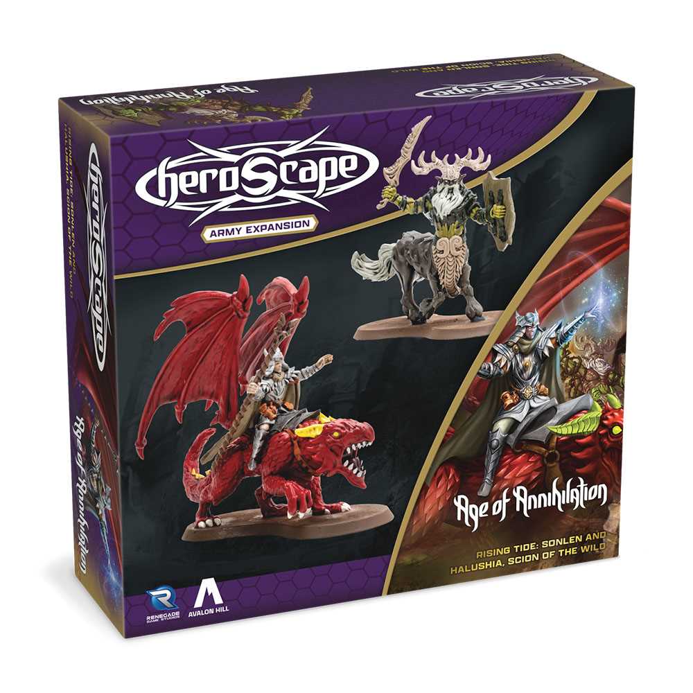 Heroscape: Rising Tide - Sonlen & Halushia, Scion of the Wild Army Expansion 1
