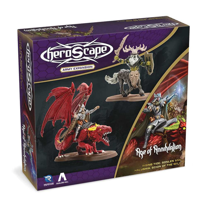 Heroscape: Rising Tide - Sonlen & Halushia, Scion of the Wild Army Expansion 1