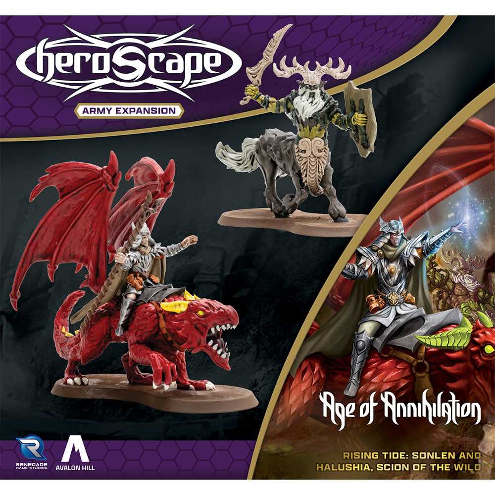 Heroscape: Rising Tide - Sonlen & Halushia, Scion of the Wild Army Expansion 2