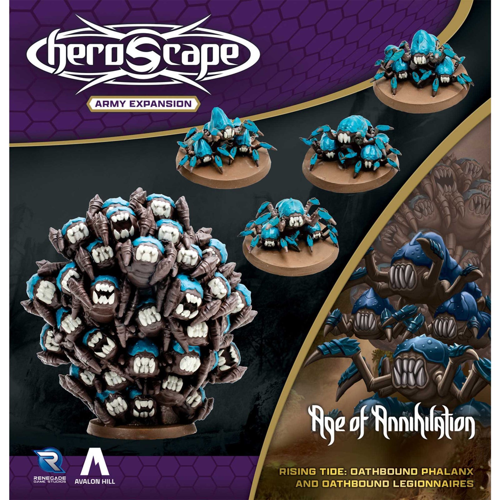 Heroscape: Rising Tide - Oathbound Phalanx and Oathbound Legionnaires Army Expansion 2