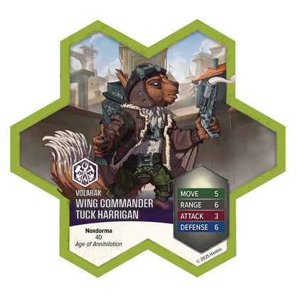 Heroscape: Rising Tide - Wing Commander Tuck Harrigan and Vorid Glidestrikers Army Expansion 4