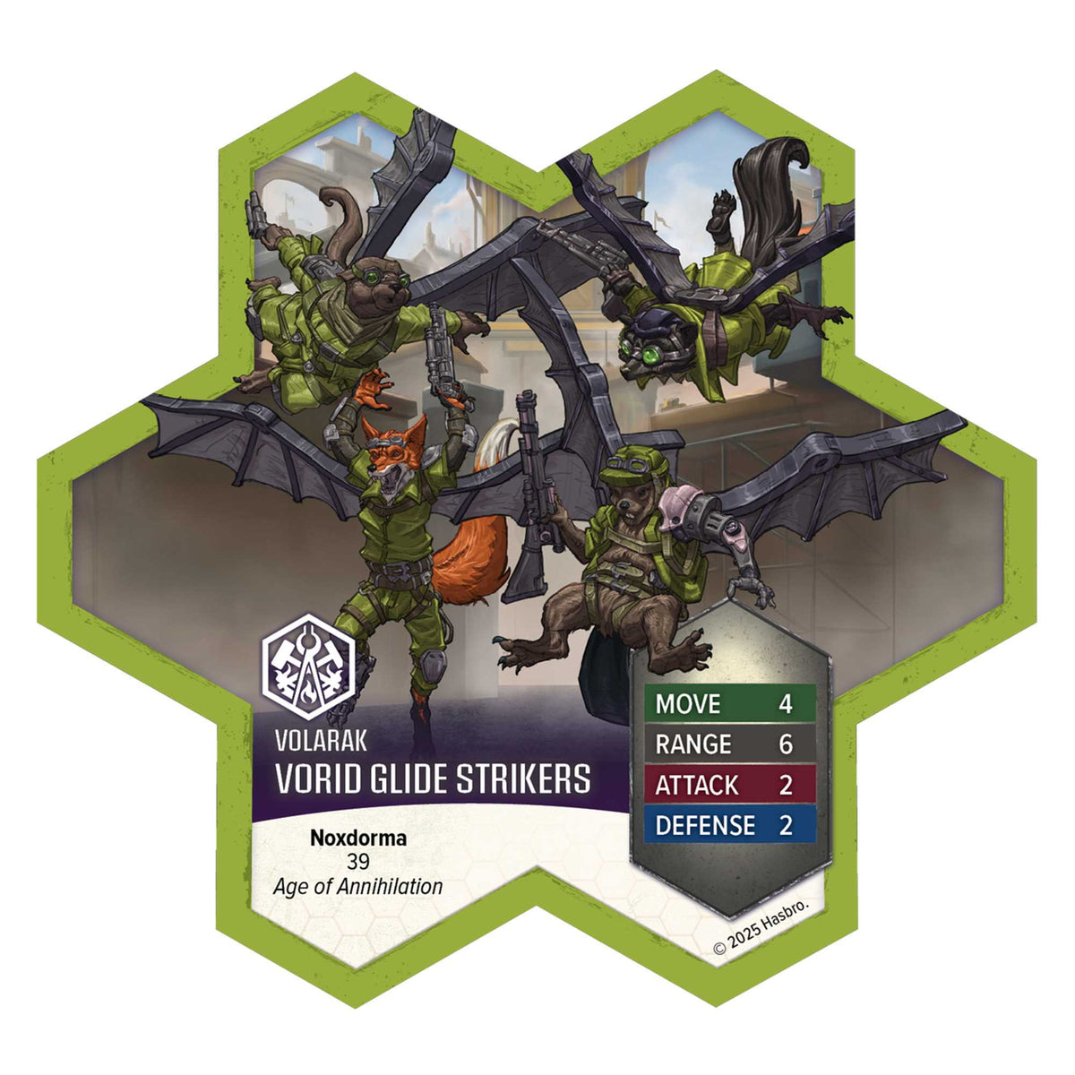 Heroscape: Rising Tide - Wing Commander Tuck Harrigan and Vorid Glidestrikers Army Expansion 5