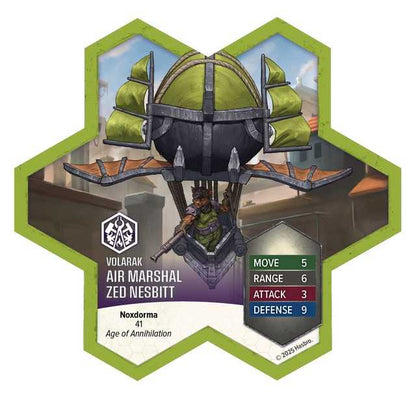 Heroscape Air Marshal Zed Nesbitt Army Expansion Miniature Game by Renegade Studio 4