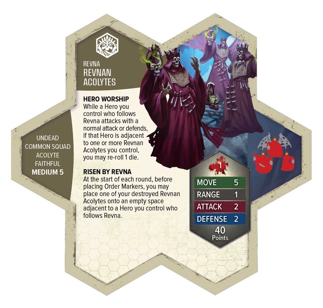 Heroscape Revnan Acolytes and Grave Grim Army Expansion Miniature Game by Renegade Studio 3