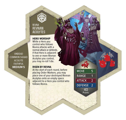 Heroscape Revnan Acolytes and Grave Grim Army Expansion Miniature Game by Renegade Studio 3