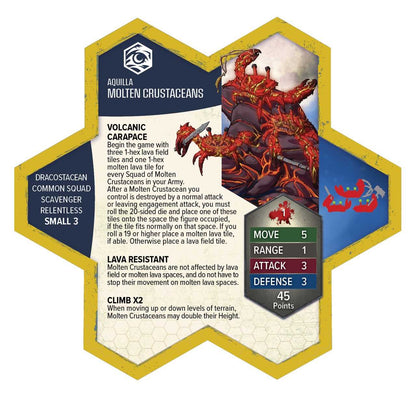 Heroscape Molten Crustaceans and Tanuki Tricksters Army Expansion Miniature Game by Renegade Studio 4