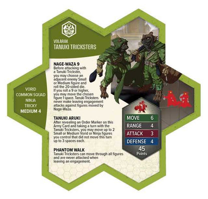 Heroscape Molten Crustaceans and Tanuki Tricksters Army Expansion Miniature Game by Renegade Studio 6