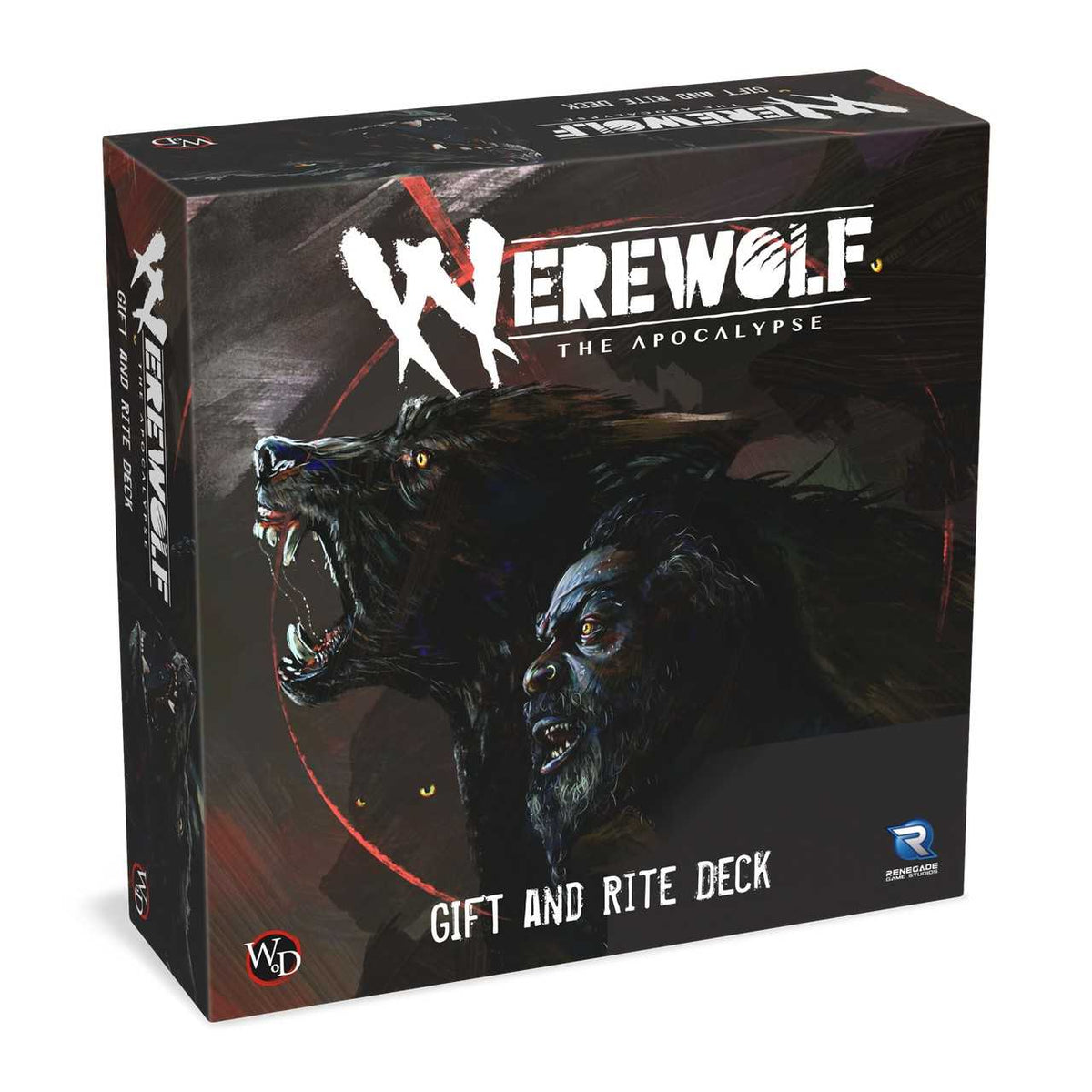 Werewolf The Apocalypse 5th Edition Roleplaying Game Gift and Rite Deck Gaming Accessory by Renegade Studio