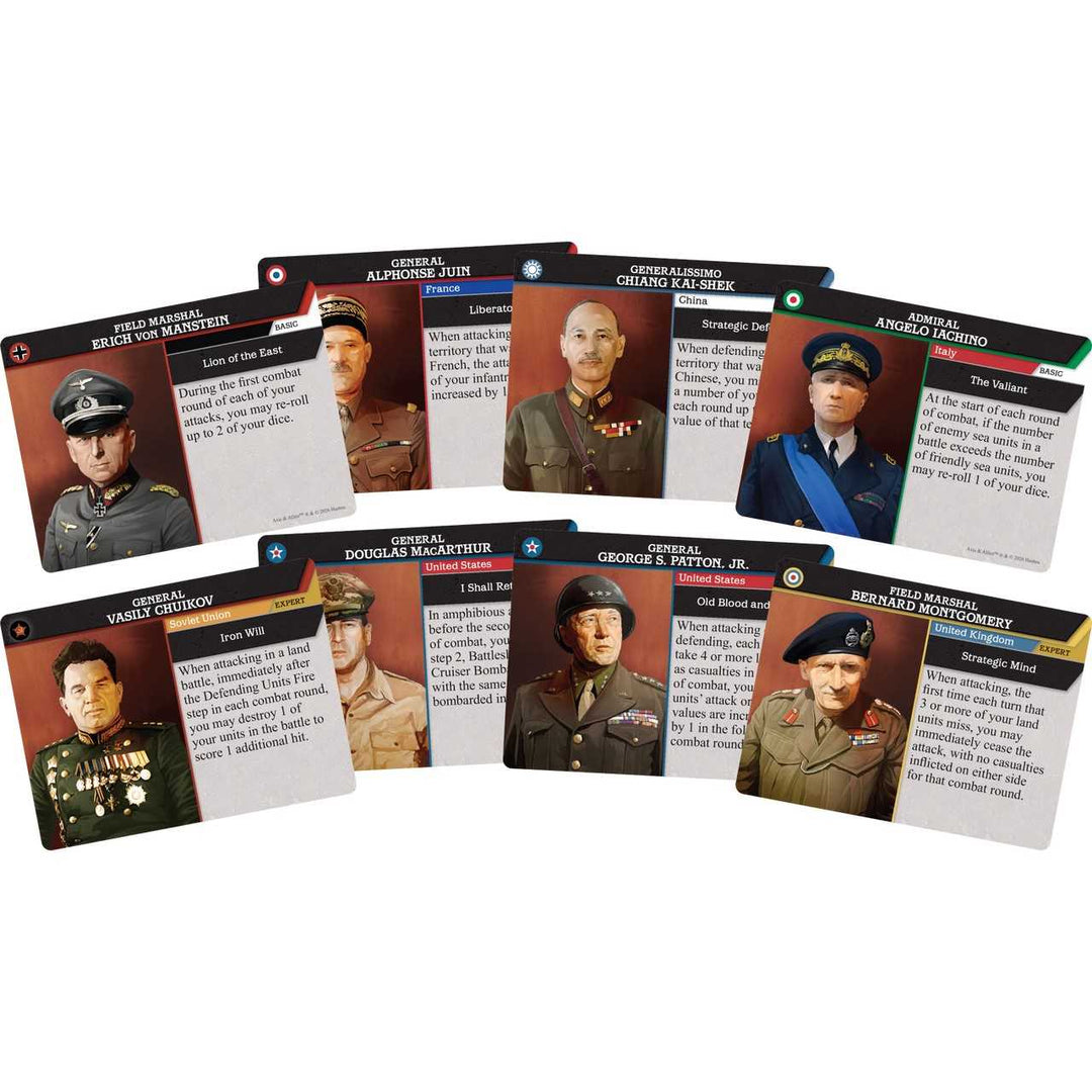 Axis and Allies Commanders Board Game Accessory