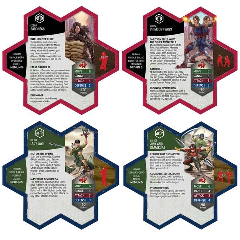 G I JOE Heroscape Strike Forces Army Expansion Board Game by Renegade Studio 4