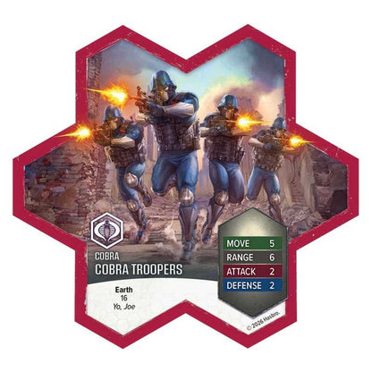 G I JOE Heroscape COBRA Troopers and COBRA Flight Pod Army Expansion Board Game by Renegade Studio 4