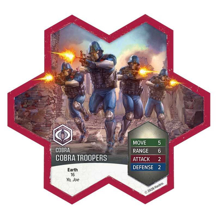 G I JOE Heroscape COBRA Troopers and COBRA Flight Pod Army Expansion Board Game by Renegade Studio 4