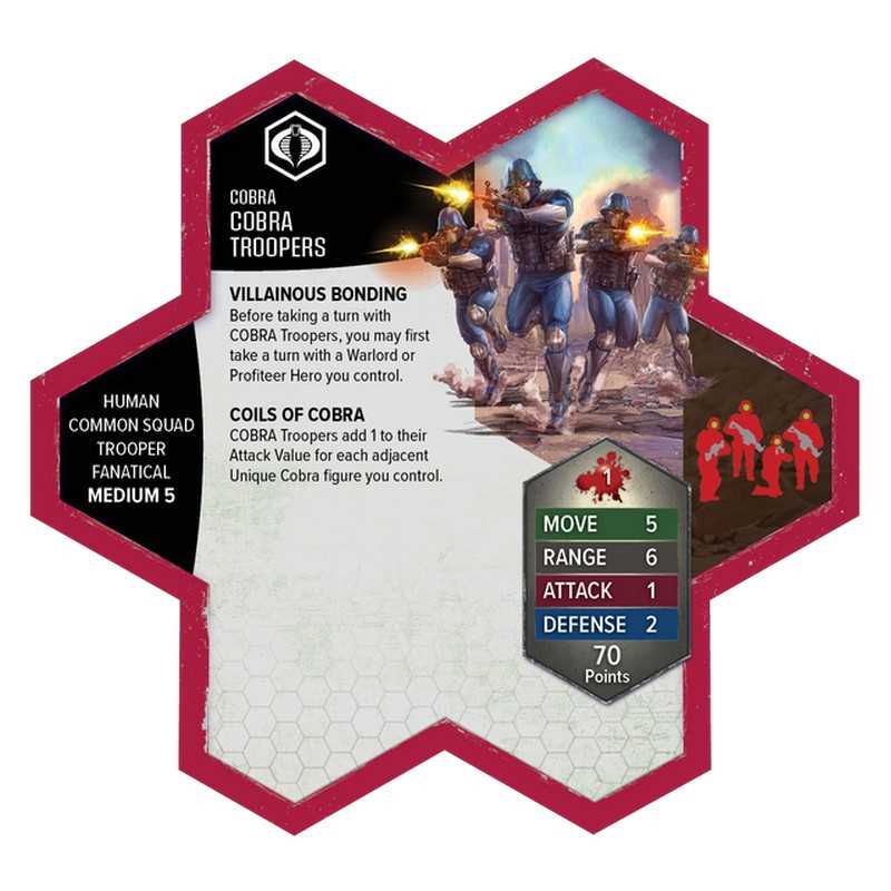 G I JOE Heroscape COBRA Troopers and COBRA Flight Pod Army Expansion Board Game by Renegade Studio 5