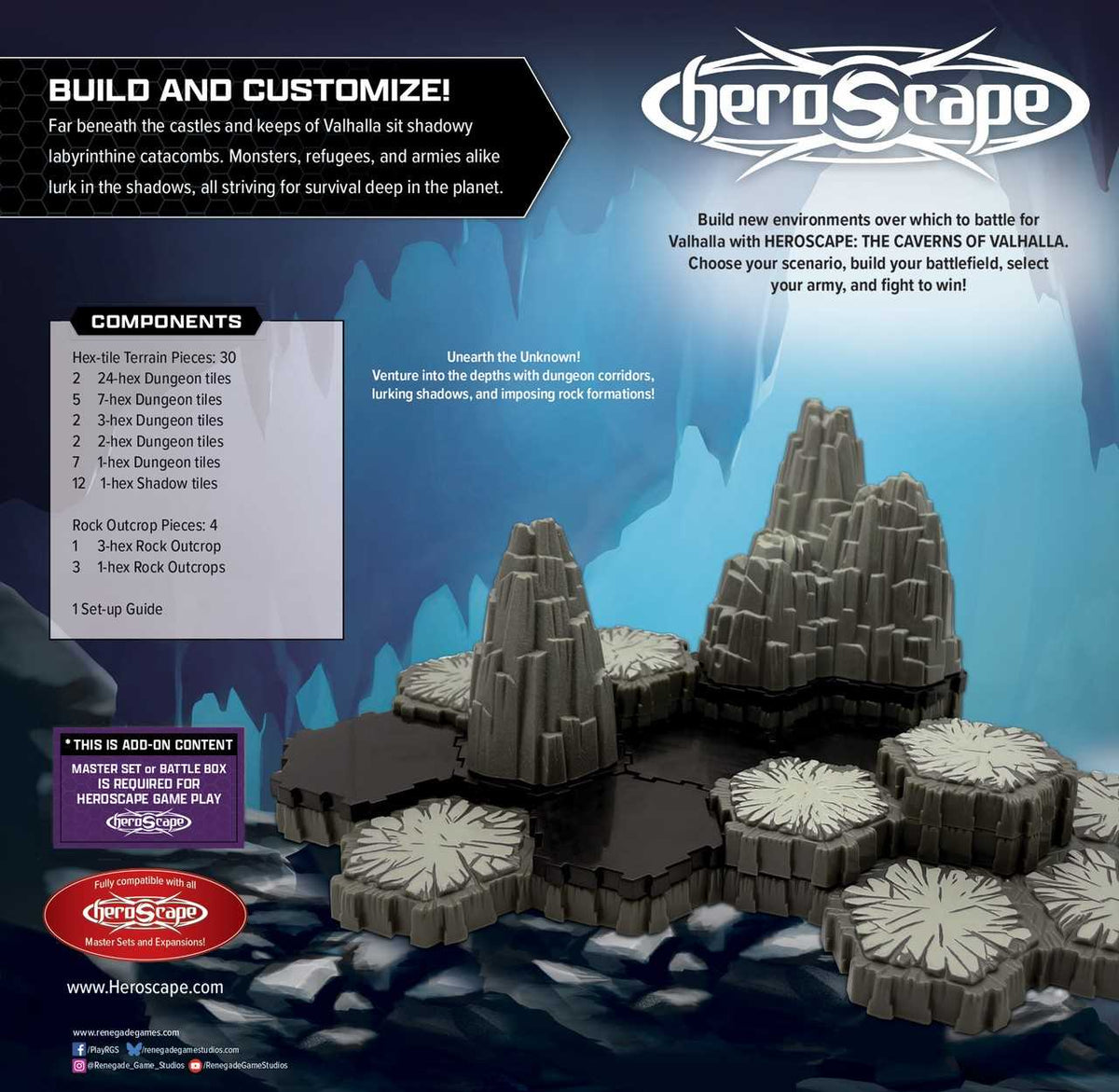 Heroscape: The Caverns of Valhalla Terrain Expansion 3