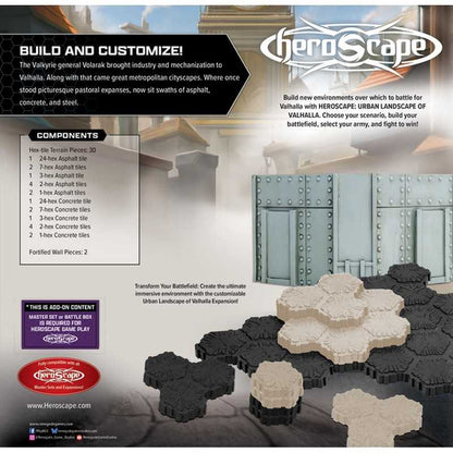 Heroscape The Urban Landscape of Valhalla Terrain Expansion Board Game by Renegade Studio 3