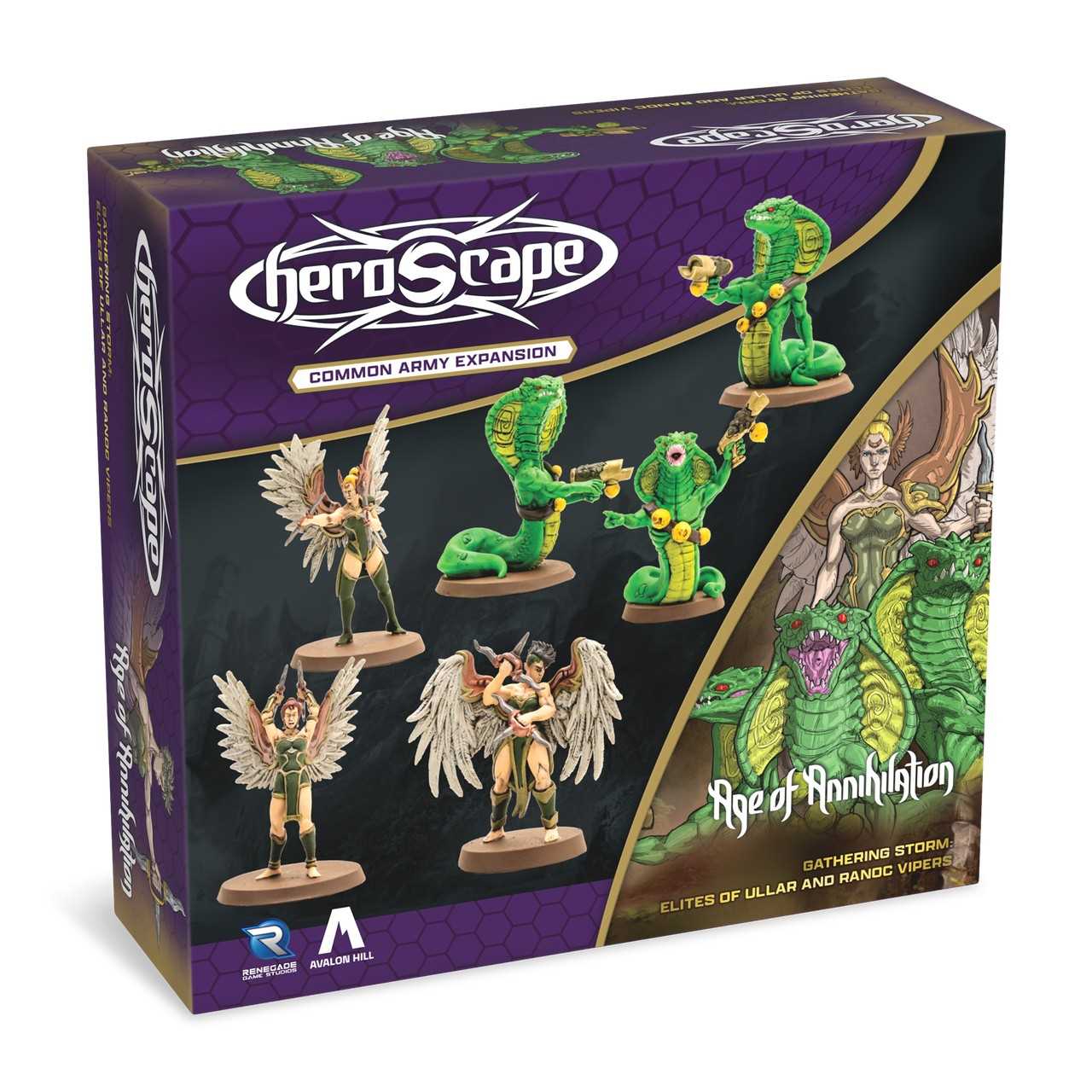 Heroscape: Elites of Ullar and Ranoc Vipers Army Expansion 1
