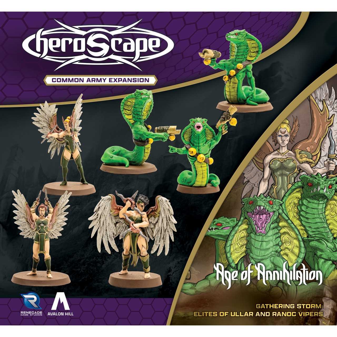 Heroscape: Elites of Ullar and Ranoc Vipers Army Expansion 2