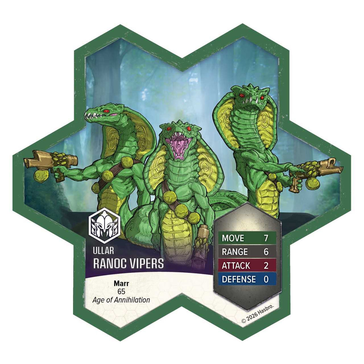 Heroscape: Elites of Ullar and Ranoc Vipers Army Expansion 3