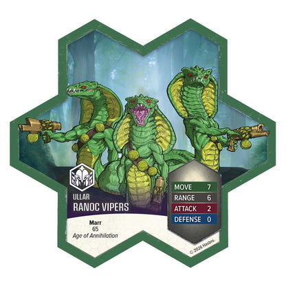 Heroscape: Elites of Ullar and Ranoc Vipers Army Expansion 3