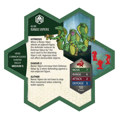 Heroscape: Elites of Ullar and Ranoc Vipers Army Expansion 4