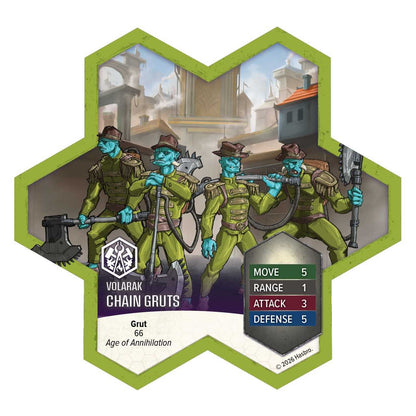 Heroscape: Chain Gruts and Ramosaur Rider Army Expansion 3