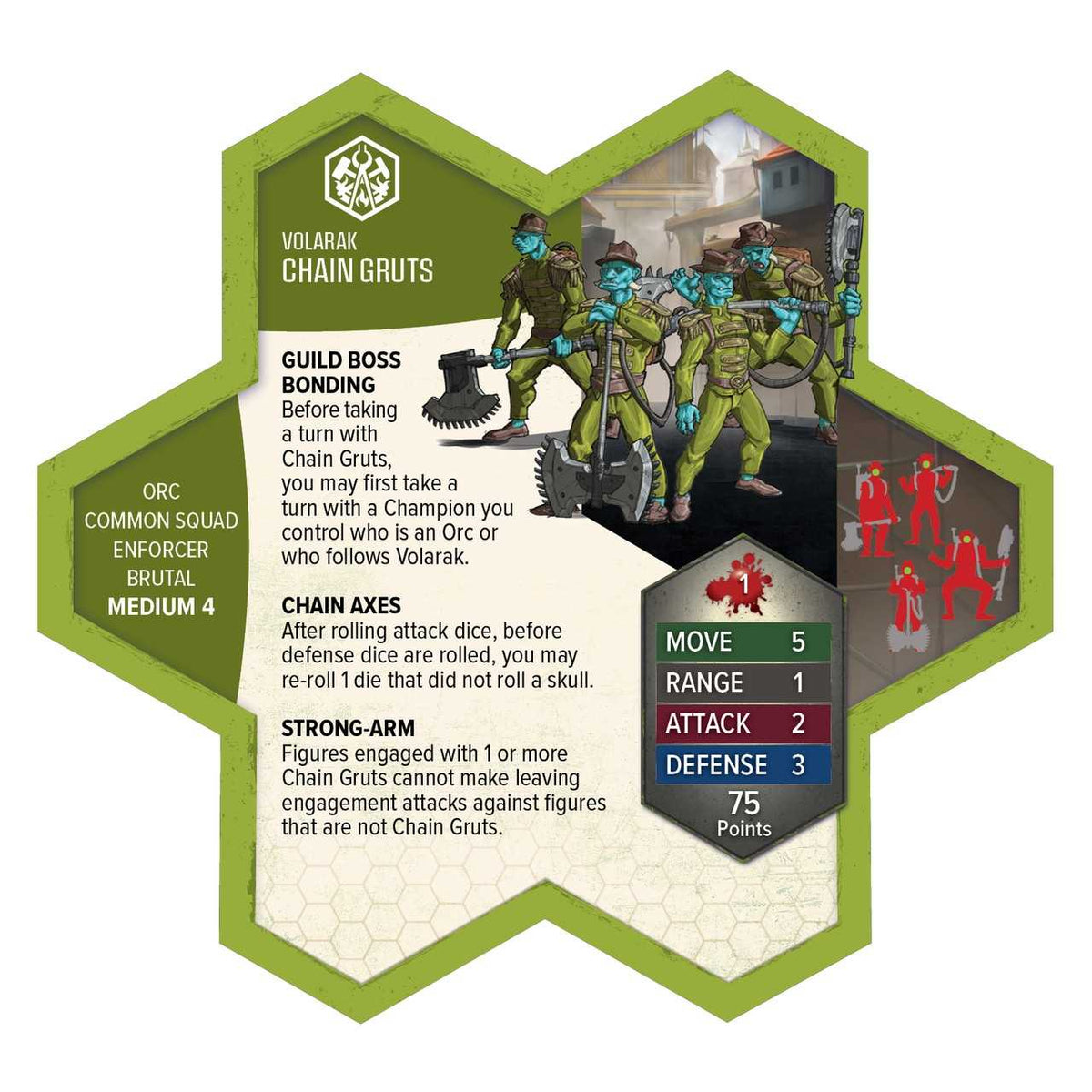 Heroscape: Chain Gruts and Ramosaur Rider Army Expansion 4