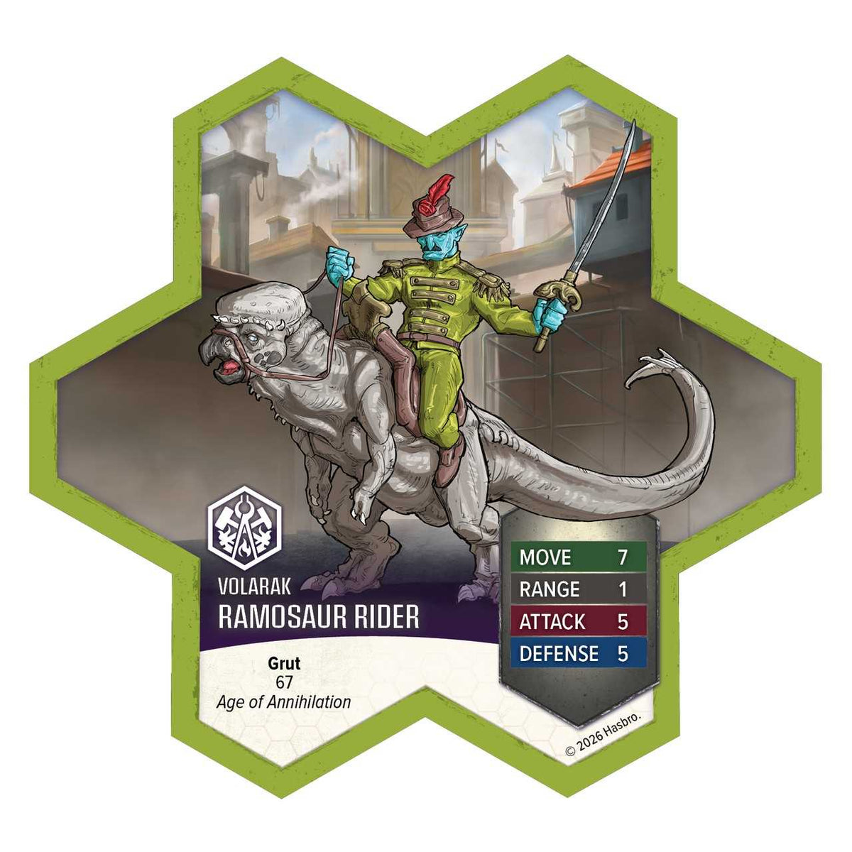 Heroscape: Chain Gruts and Ramosaur Rider Army Expansion 5