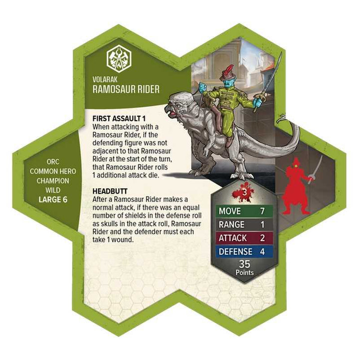 Heroscape: Chain Gruts and Ramosaur Rider Army Expansion 6