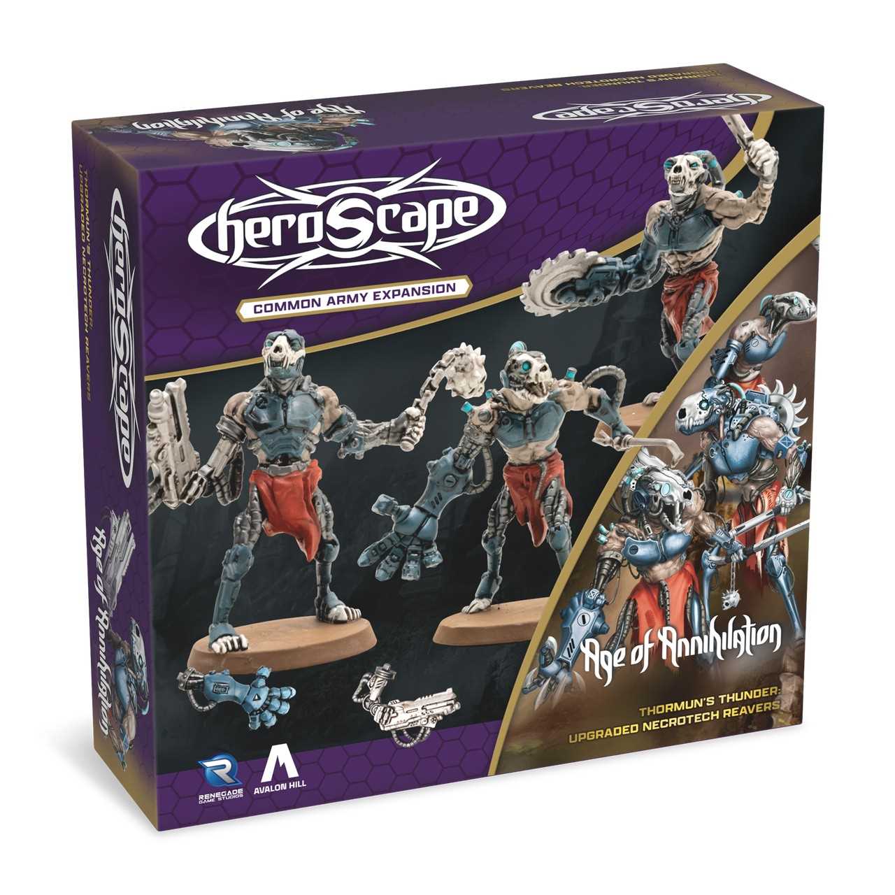 Heroscape Upgraded Necrotech Reavers Army Expansion Miniatures Game Expansion