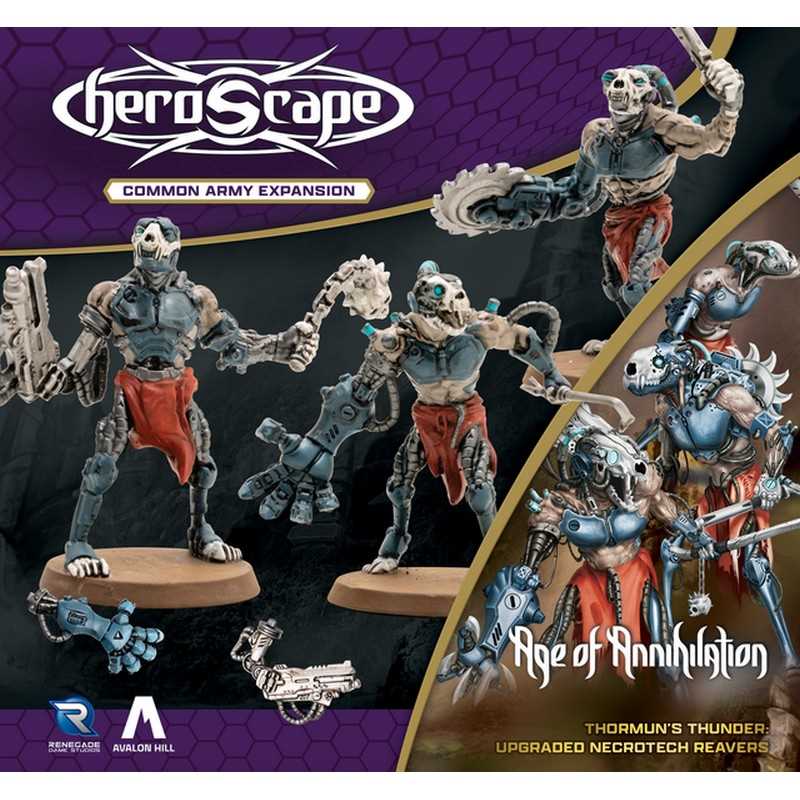 Heroscape Upgraded Necrotech Reavers Army Expansion Miniatures Game Expansion