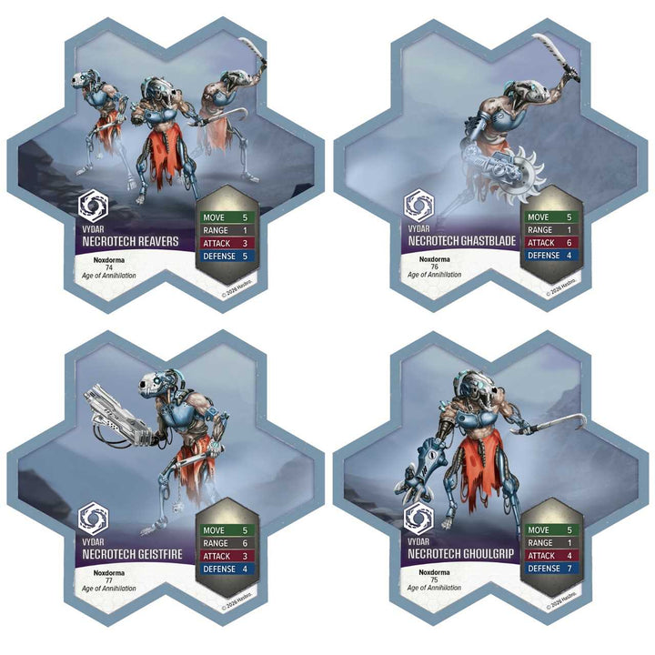 Heroscape Upgraded Necrotech Reavers Army Expansion Miniatures Game Expansion