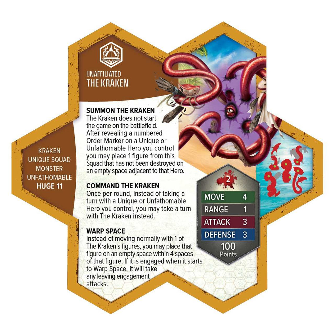 Heroscape Thormun and Kraken Army Expansion Miniatures Game Expansion