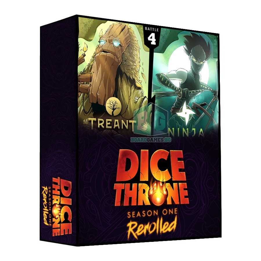 Dice Throne Season One Rerolled 4 Treant vs Ninja Board Game by Roxley 1