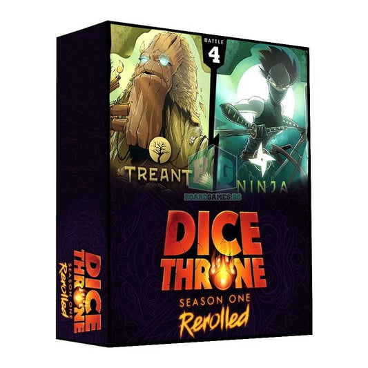 Dice Throne Season One Rerolled 4 Treant vs Ninja Board Game by Roxley 1