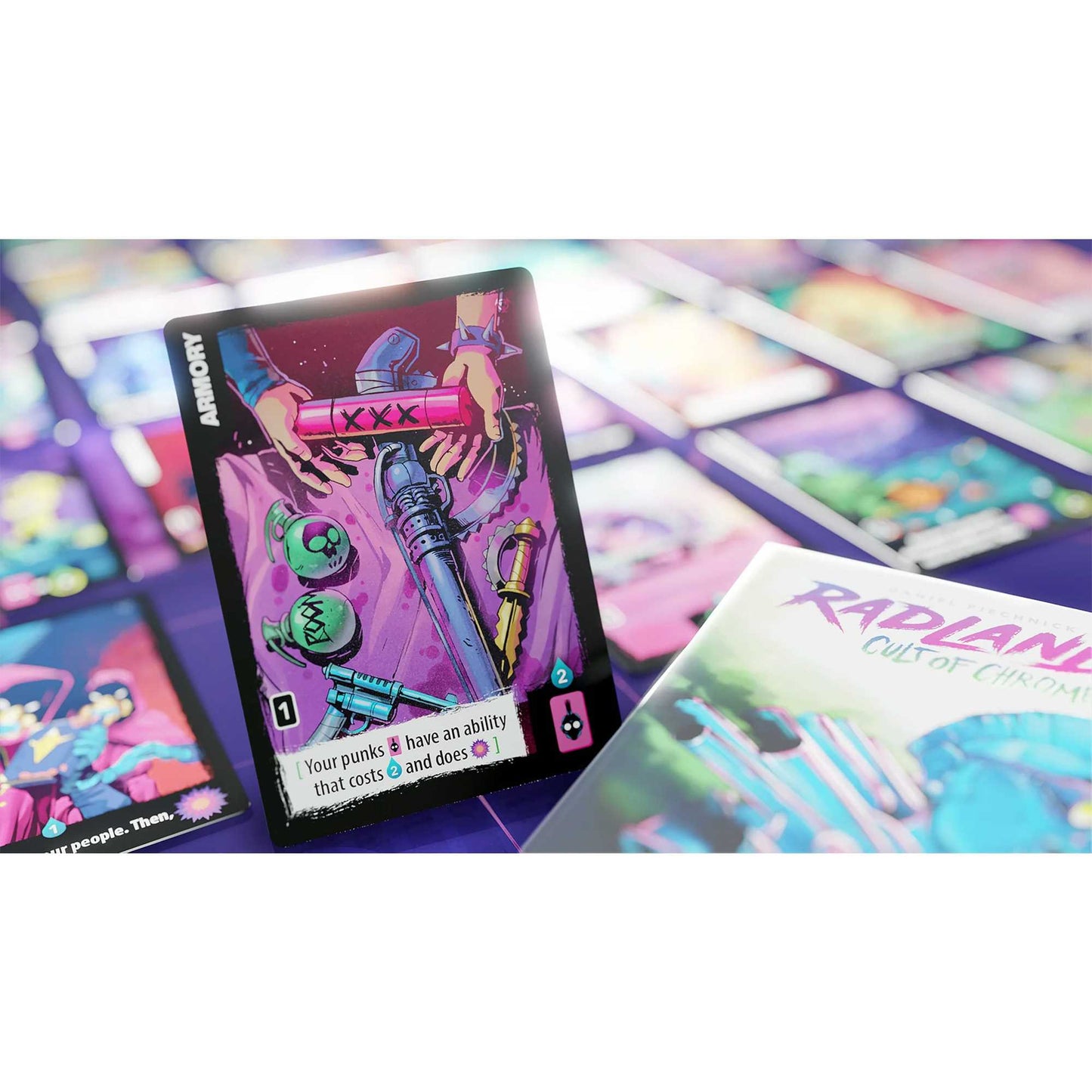 Radlands Cult Of Chrome Board Game by Roxley 3