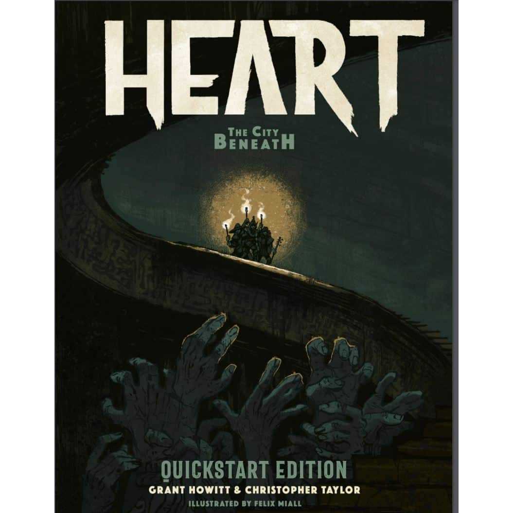 Heart Quickstart Spine Printing Roleplaying Game Book