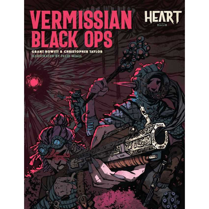 Heart Vermissian Black Ops Spine Printing Roleplaying Game Book