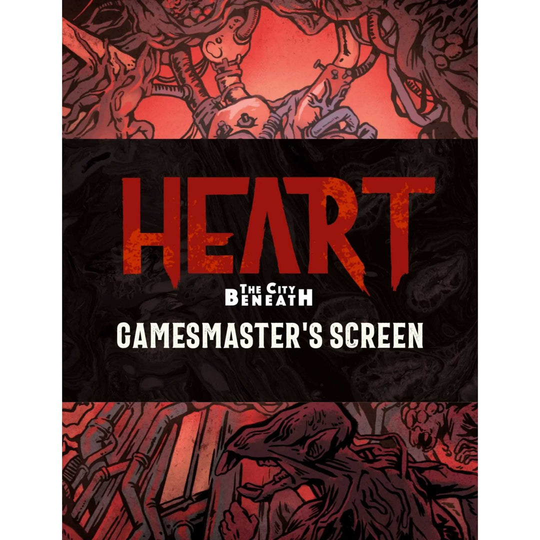 Heart GM Screen and Booklet Roleplaying Game Accessory