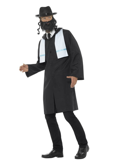 Rabbi Costume Adult Black Long Jacket 3