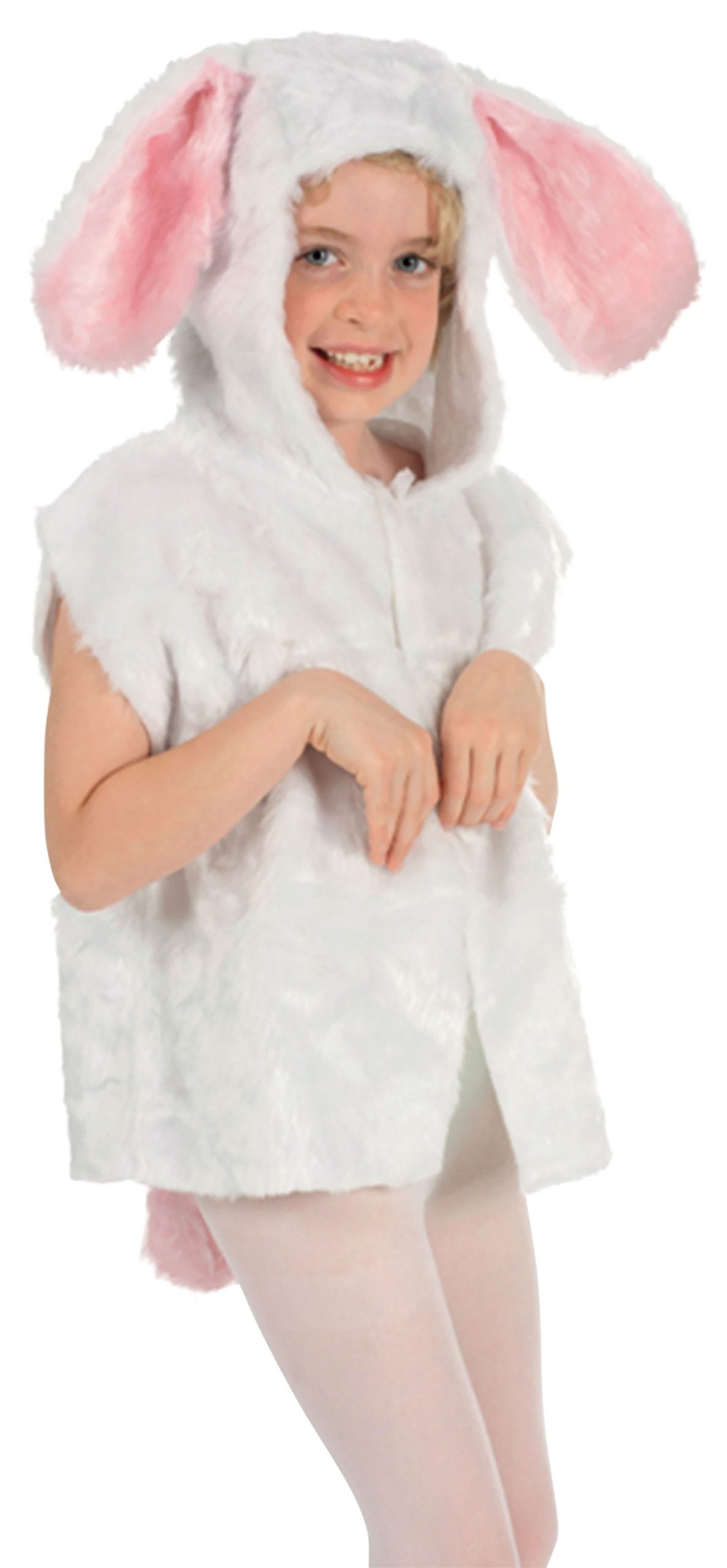 Rabbit Fur Tabbard Childrens Costume Unisex 1
