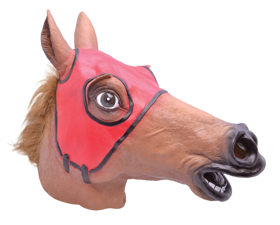 Racing Horse Mask Brown Masks Unisex_1