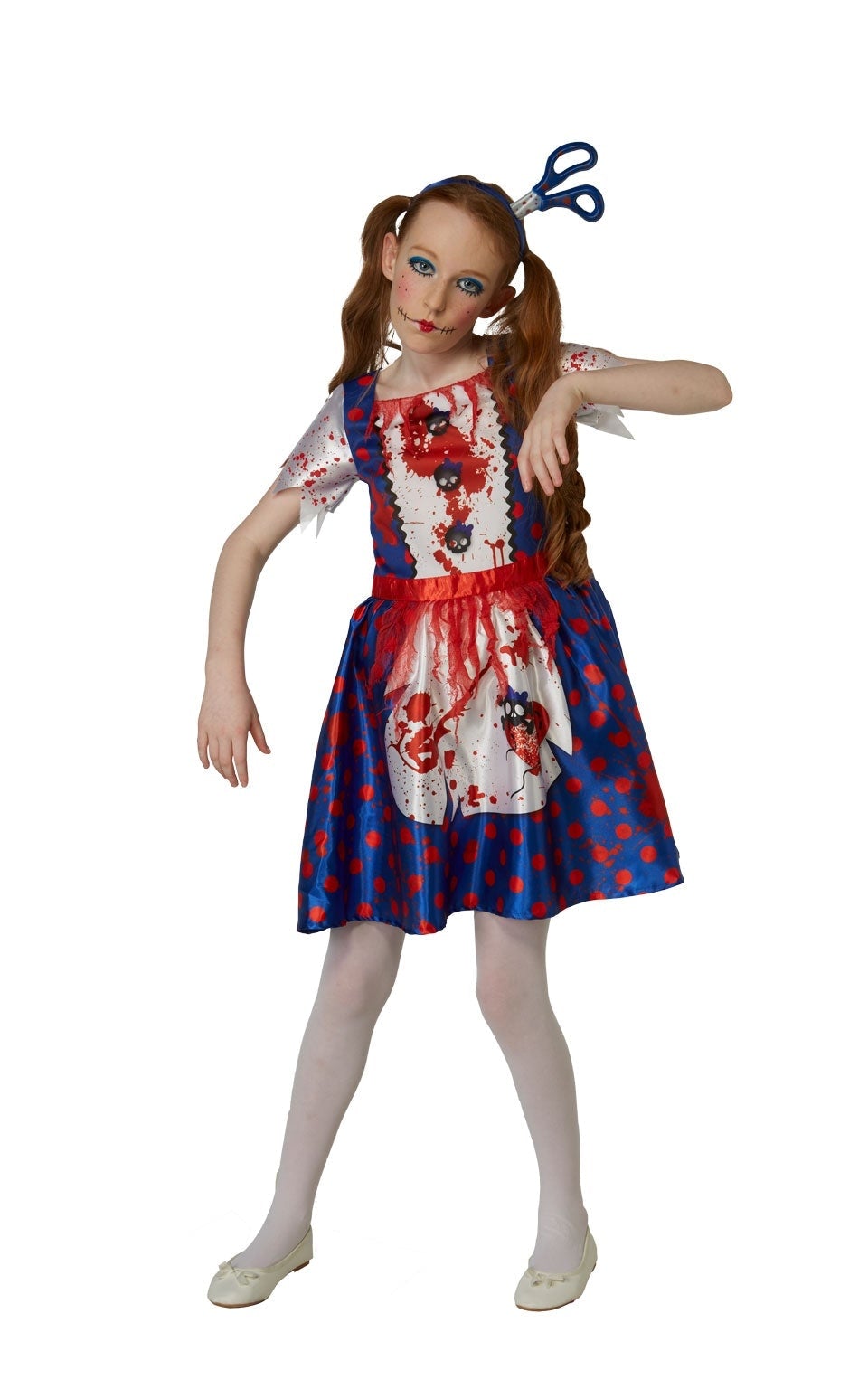 Rag Doll Bloody Kids Costume_2