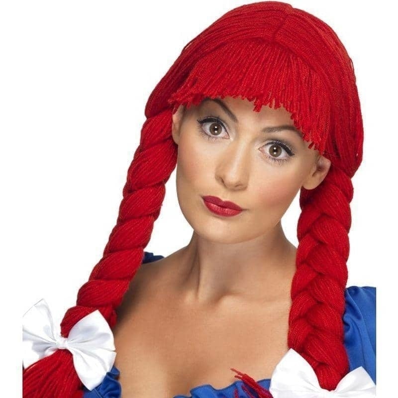 Rag Doll Wig Adult Red_1