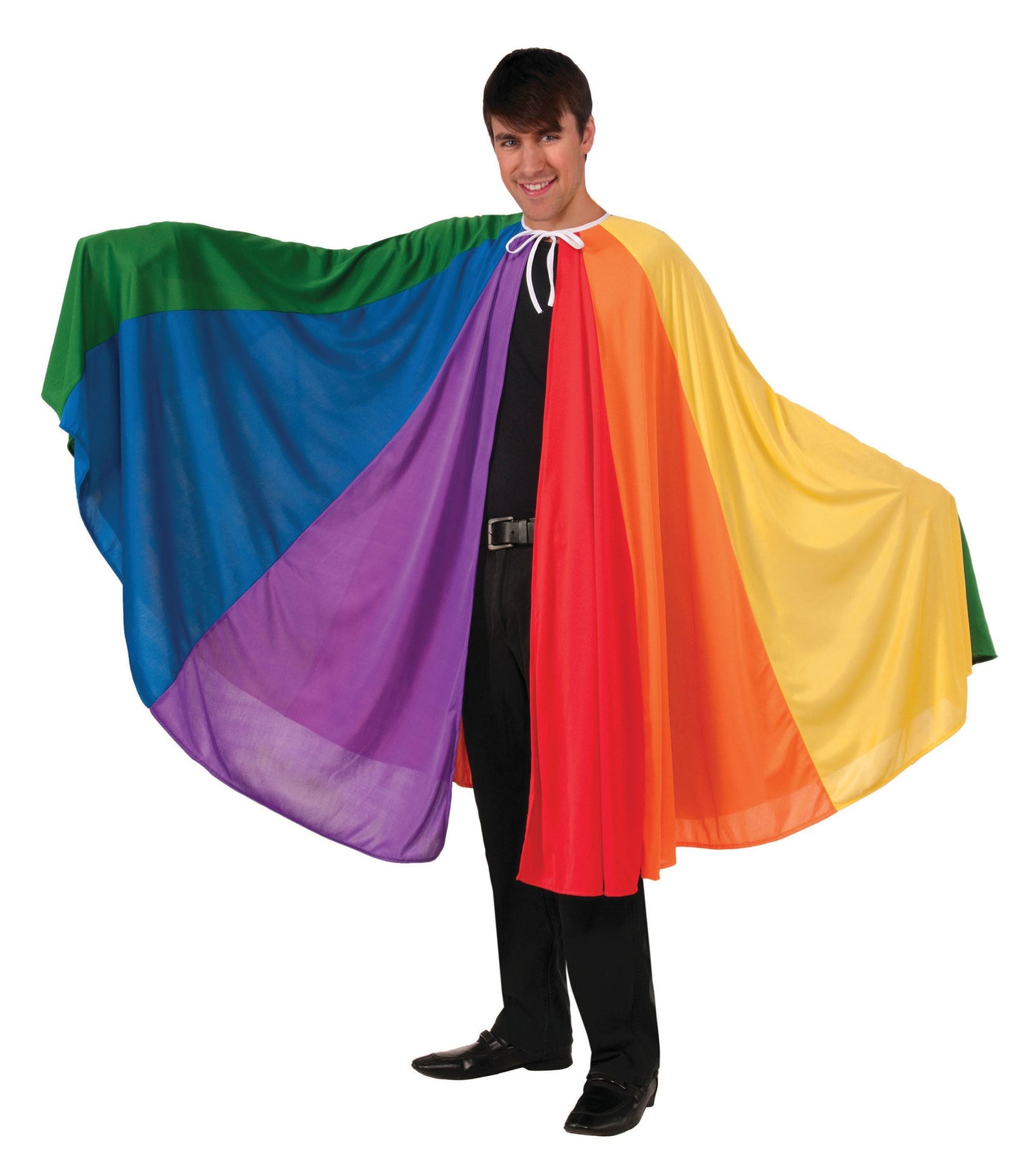 Rainbow Cape Adult Costume Pride Flag 1