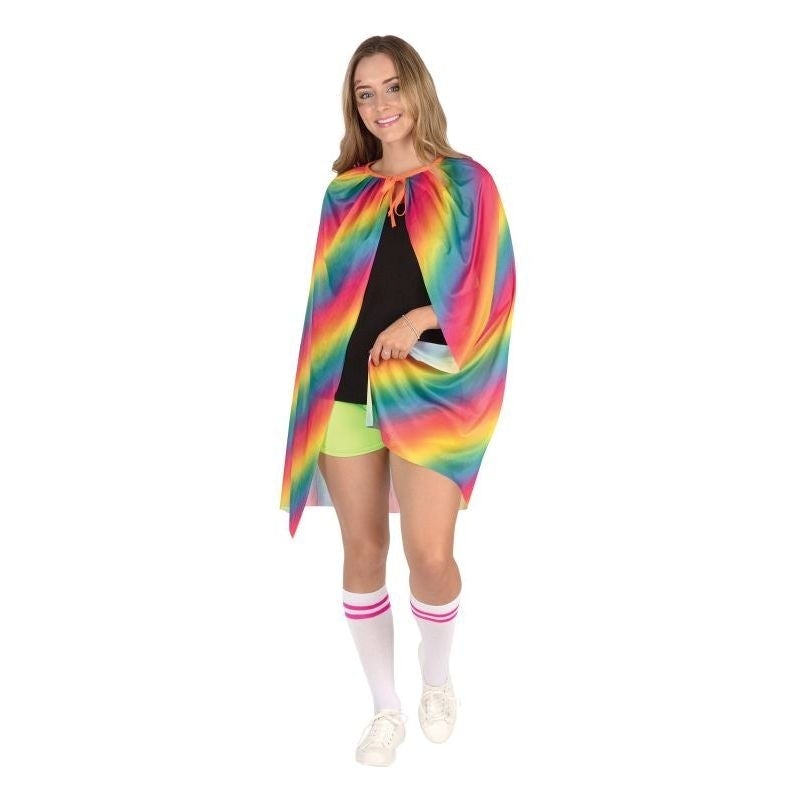 Rainbow Cape Adult Pride Costume 1