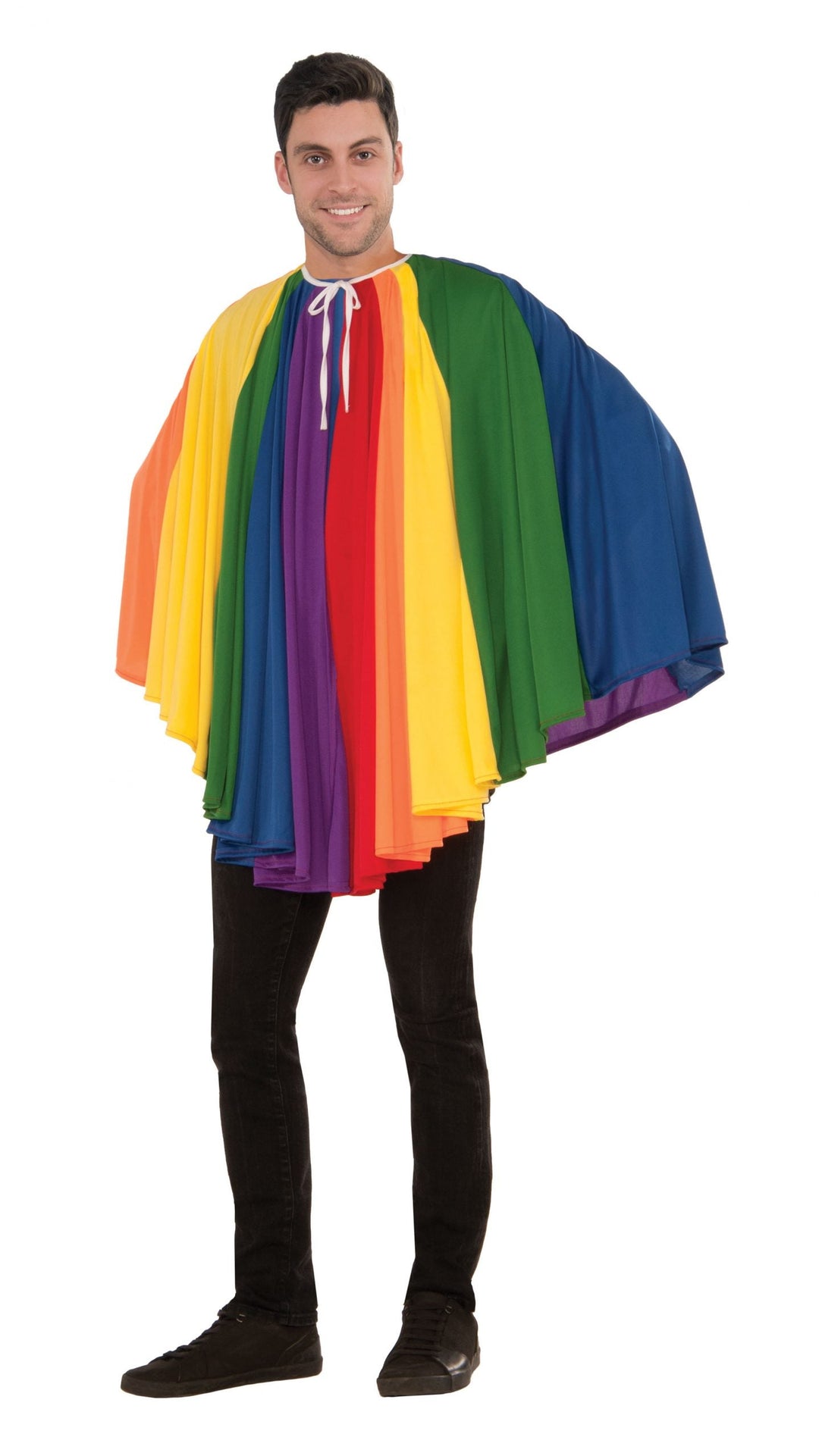 Rainbow Cape Short 30 Inch Pride Costume_1